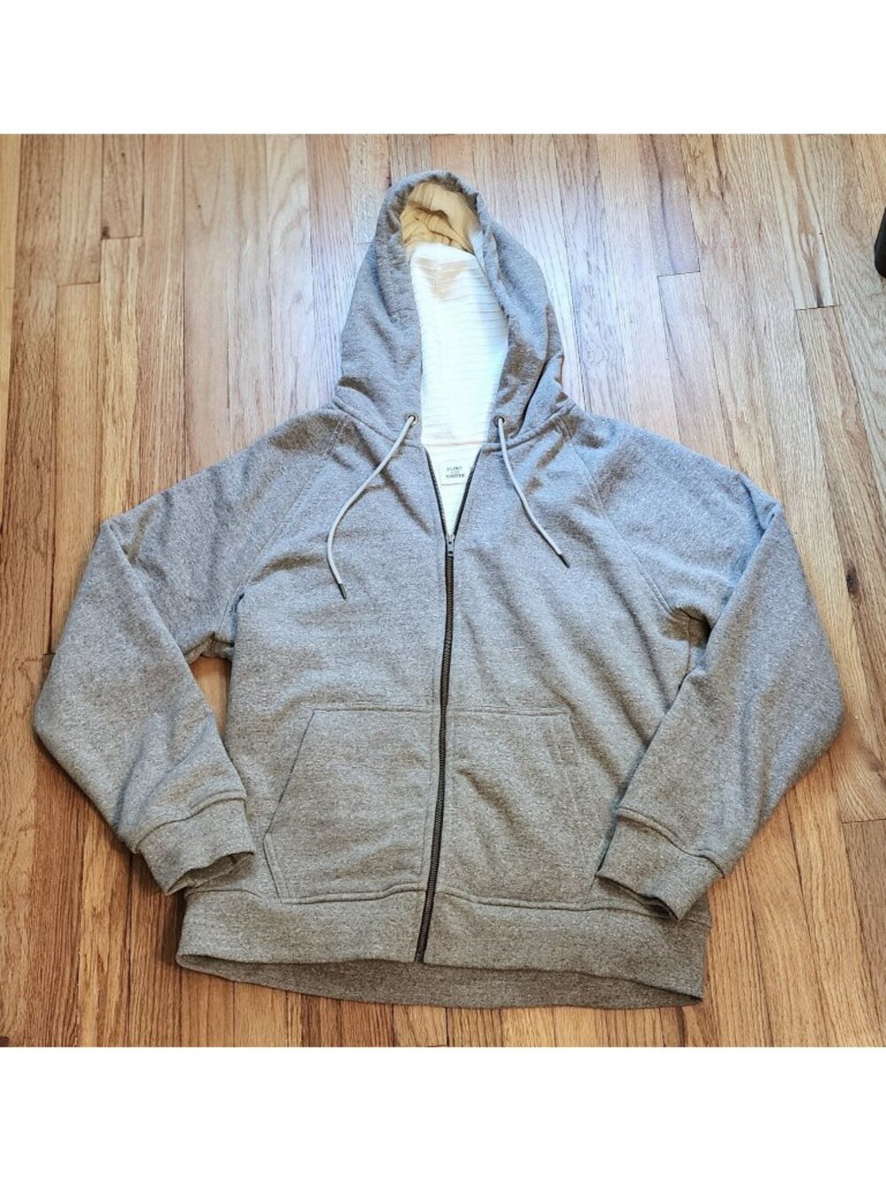 Flint and Tinder 10-Year Hoodie Mens XXL Gray Full-Zip Lined Jacket Heavy USA